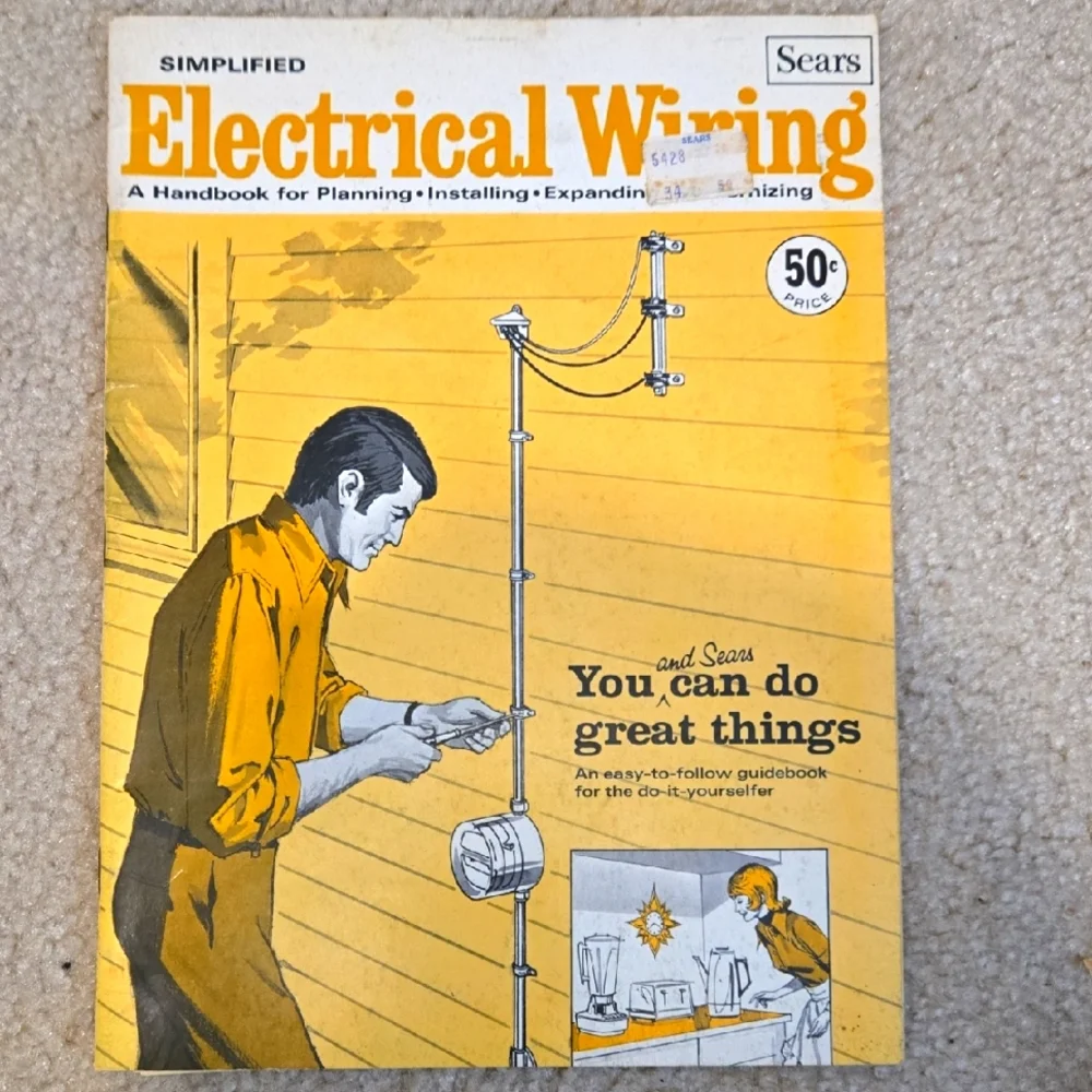 Sears Simplified Electrical Wiring handbook planning modernizing booklet